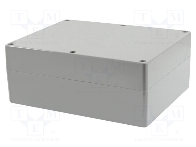 Enclosure: multipurpose; X: 240mm; Y: 300mm; Z: 120mm; 1554; grey