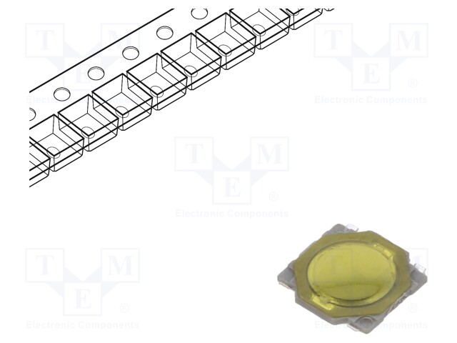 Microswitch TACT; SPST-NO; Pos: 2; 0.05A/12VDC; SMT; 2.3N; OFF-(ON)