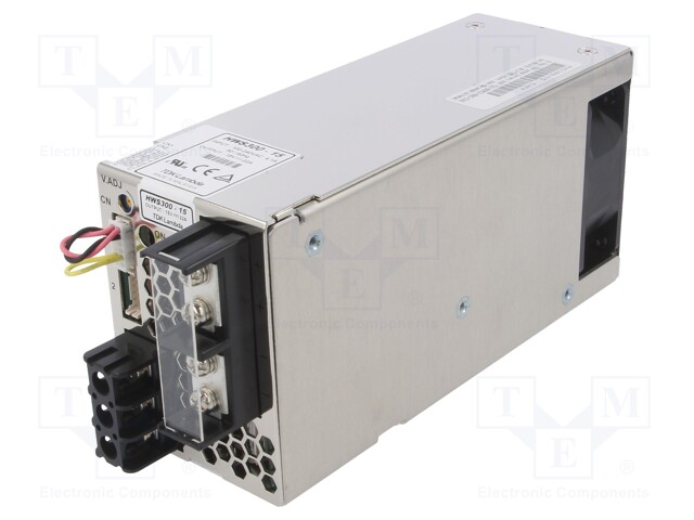 Power supply: industrial; single-channel,universal; 15VDC; 22A