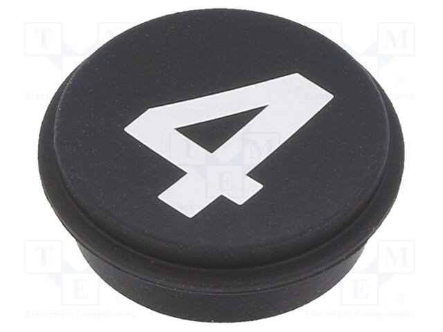 Button; Ø21mm; Pushbutton: round; black; 09