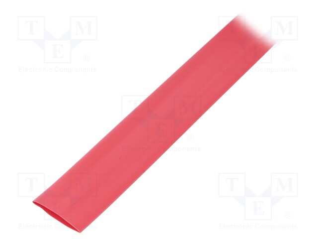 Heat shrink sleeve; flexible; 2: 1; 19mm; L: 10m; red; polyolefine