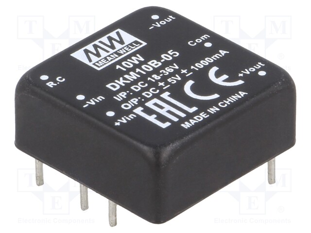 Converter: DC/DC; 10W; Uin: 18÷36V; Uout: 5VDC; Uout2: -5VDC; 18g