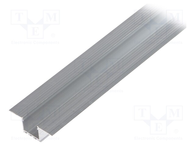 Profiles for LED modules; natural; L: 1m; KOZEL; aluminium; raw