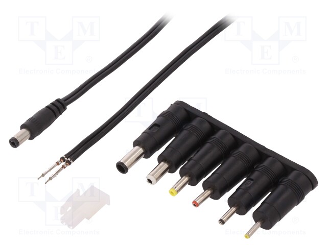 Adapter; Out: AMP,universal plugs set; 1.8m