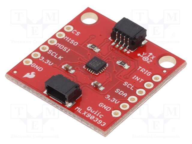 Sensor: position; magnetometer; I2C; IC: MLX90393; Qwiic; 2.2÷3.6V