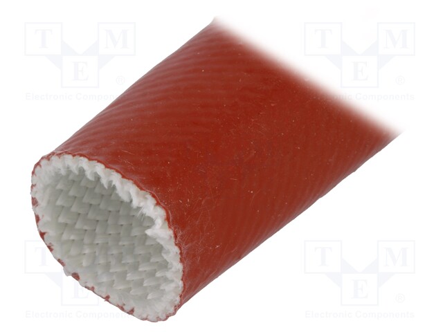 Insulating tube; Mat: glass fibre coated  with silicone rubber