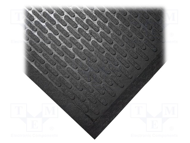 Entrance mat; Width: 0.85m; L: 0.75m; Mat: Nitrile™ rubber; Thk: 6mm