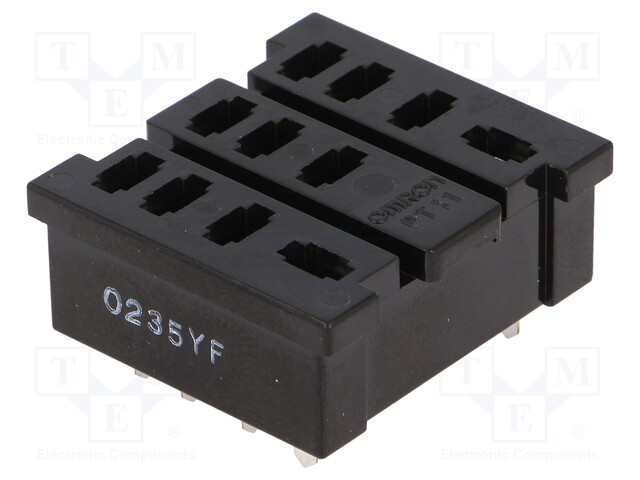 Socket; PIN: 11; Mounting: PCB,soldered; Series: LY3