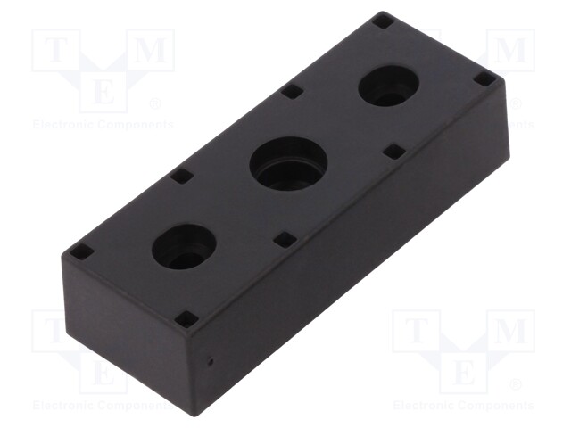 Mounting holder; technopolymer (PA); ELEROLL; black; -20÷90°C