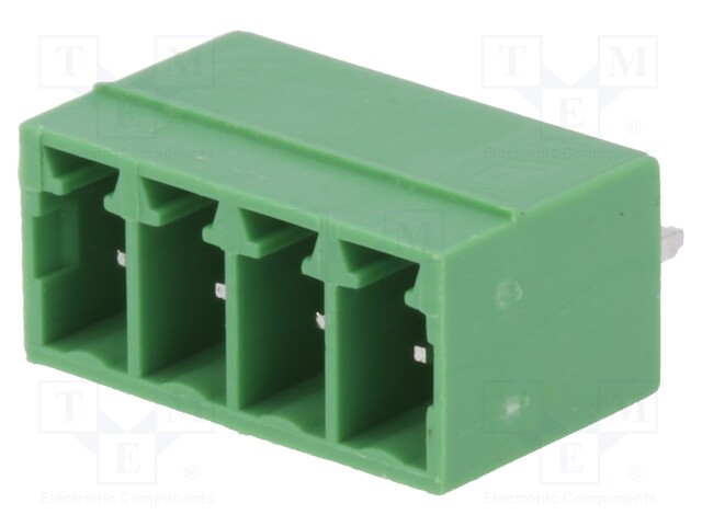 Pluggable terminal block; 3.5mm; ways: 4; straight; socket; male