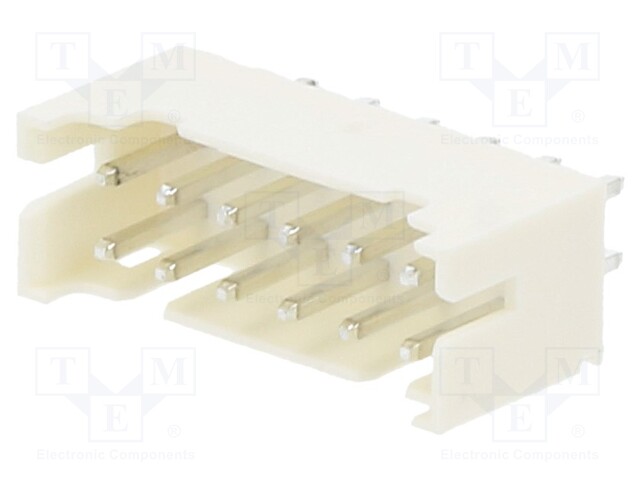Socket; wire-board; male; 2mm; PIN: 12; THT; 100V; 2A; straight