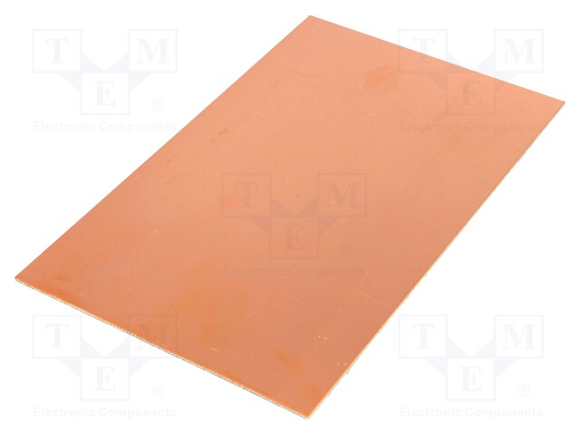 Laminate; FR4; 1.5mm; L: 160mm; W: 100mm; Coating: copper