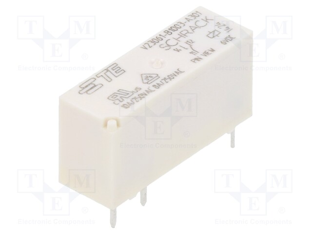 Relay: electromagnetic; THT; -40÷85°C; Contacts: SPDT; Ucoil: 6VDC