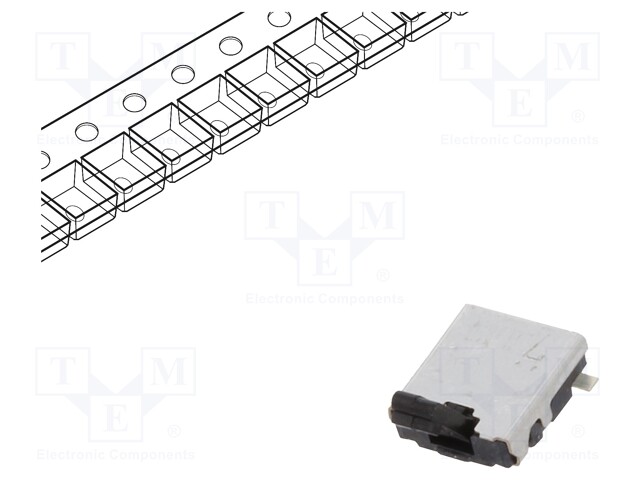 Switch: detecting; Pos: 2; SPST; 0.01A/5VDC; Leads: straight; 500mΩ