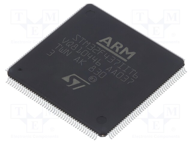 ARM microcontroller; Flash: 2MB; 180MHz; SRAM: 256kB; LQFP176