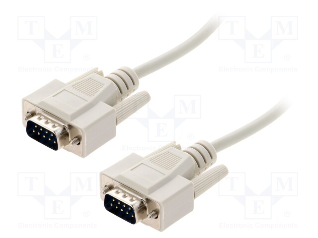 Cable; D-Sub 9pin plug,both sides; Len: 10m; connection 1: 1