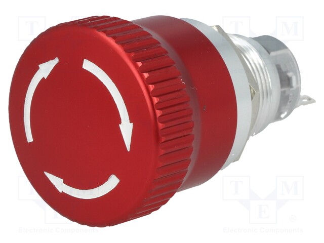 Switch: vandal resistant; Pos: 2; SPDT; 0.5A/220VAC; 1A/24VDC; IP65