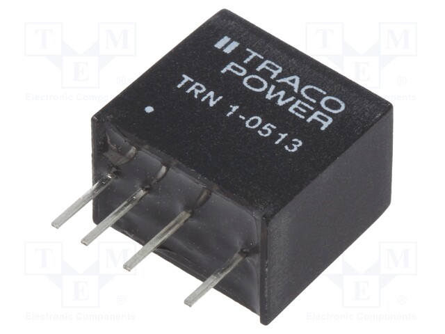 Converter: DC/DC; 1W; Uin: 4.5÷13.2V; 15VDC; Iout: 70mA; SIP; 2.1g