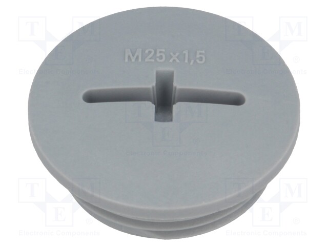 Stopper; M25; IP54; Mat: polyamide; dark grey