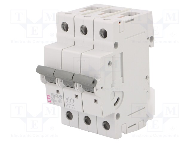 Circuit breaker; 230/400VAC; DIN; Charact: B; 10kA; IP20; 1÷25mm2