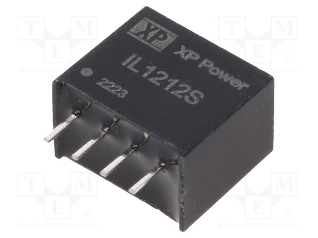 Isolated Board Mount DC/DC Converter, ITE, 1 Output, 2 W, 12 V, 168 mA