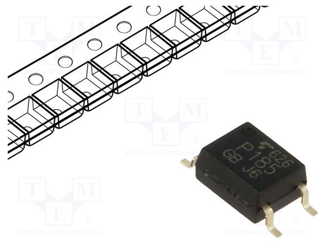 Optocoupler; SMD; Channels: 1; Out: transistor; Uinsul: 3.75kV; SO6