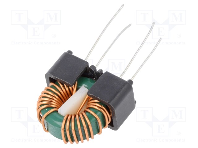 Inductor: wire; THT; 1mH; 2.8A; 16mΩ; 230VAC; 5.8x10.7mm; -20÷+50%