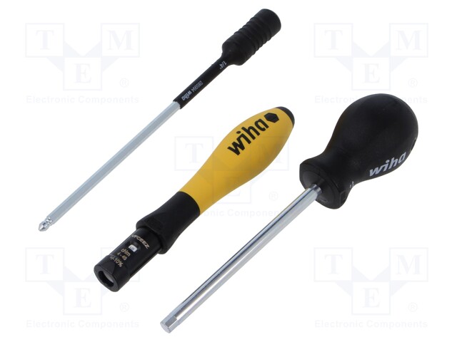 Screwdriver handle; dynamometric; ESD; TorqueVario®-S; 40÷460mNm