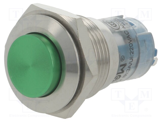 Switch: vandal resistant; Pos: 2; SPDT; 0.5A/220VAC; 1A/24VDC; IP40