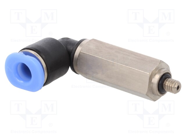 Push-in fitting; angled; M3; -0.95÷10bar; 4mm