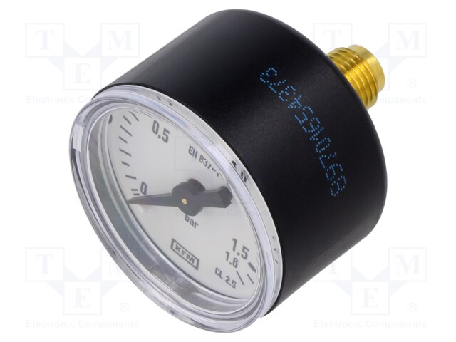 Manometer; 0÷1.6bar; 40mm; non-aggressive liquids,inert gases