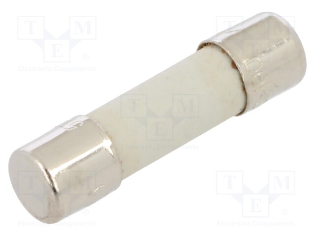 Fuse: fuse; time-lag; 6A; 125VAC; cylindrical; 5x20mm; brass; 5TT