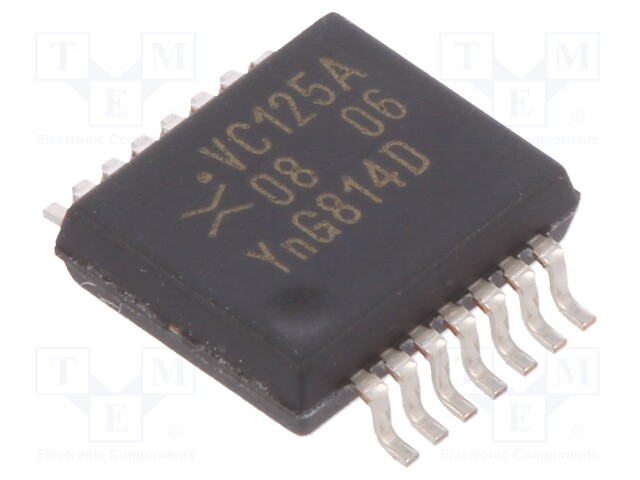 IC: digital; 3-state,buffer,line driver; Channels: 4; SMD; SSOP14