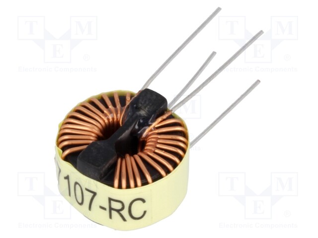 Inductor: wire; THT; 0.85mH; 2A; 40mΩ