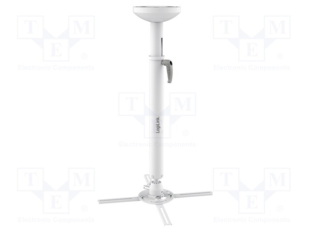 Projector mount; 30kg; white; Arm len: 670÷900mm