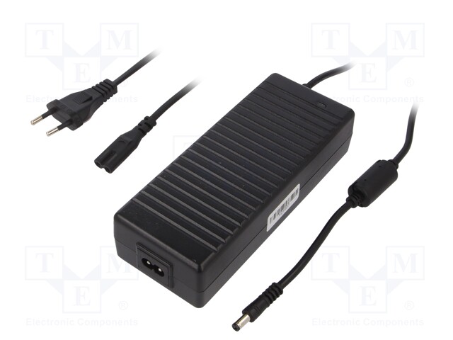 Power supply: switched-mode; 12VDC; 8.33A; Out: 5,5/2,1; 100W; 83%