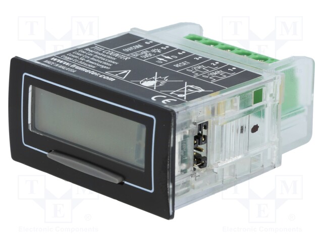 Counter: electronical; LCD,with a backlit; pulses; 99999999; IP65