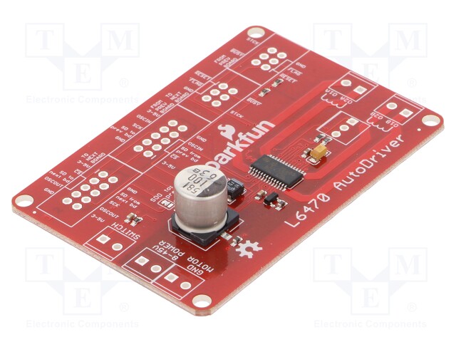 Stepper motor controller; L6470; SPI; 3A; 8÷45V; Kit: module