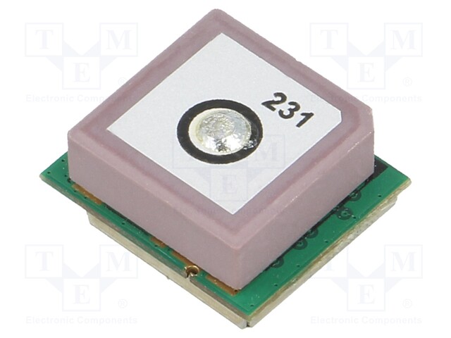 Module: GPS GLONASS/QZSS; ±2.5m; GPS; -161dBm; 3÷4.3VDC; 9.6kbps