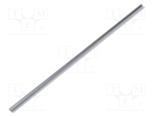 Profiles for LED modules; natural; L: 1m; MICRO-PLUS; aluminium