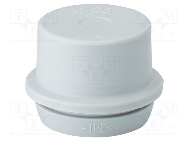 Grommet; elastomer thermoplastic TPE; -25÷35°C; 9÷17mm; IP55