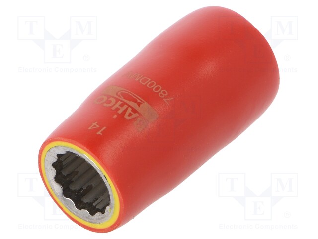 Key; insulated,twelve point socket,socket spanner; HEX 14mm