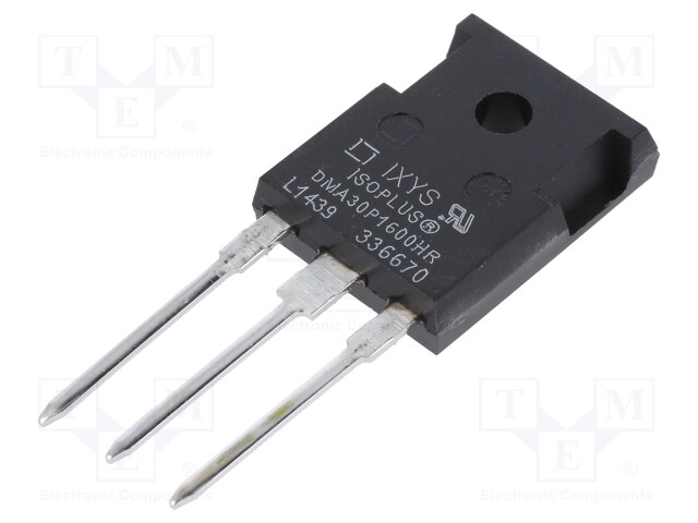 Diode: rectifying; THT; 1.6kV; 30A; Package: tube; ISO247™; 115W