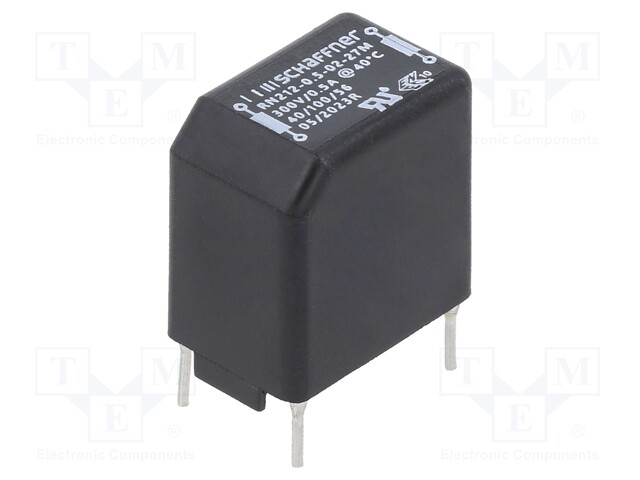 Inductor: wire with current compensation; THT; 27mH; 500mA