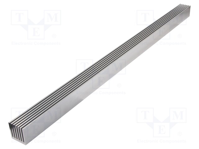 Heatsink: extruded; grilled; natural; L: 1000mm; W: 49.5mm; H: 50mm