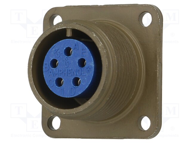 Connector: circular; Series: 97; socket; female; PIN: 5; soldering