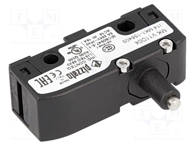 Microswitch SNAP ACTION; with pin; SPDT; 6A/250VAC; 5A/24VDC