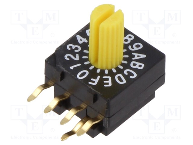 Switch: encoding switch; Pos: 16; 0.03A/15VDC; -40÷85°C; 100mΩ