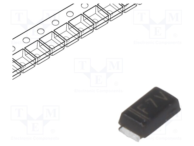 Diode: Schottky rectifying; SMD; 40V; 2A; Ufmax: 600mV; microSMA