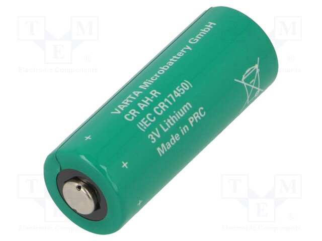 Battery: lithium; 3V; A; Ø14x45mm; 2400mAh; non-rechargeable
